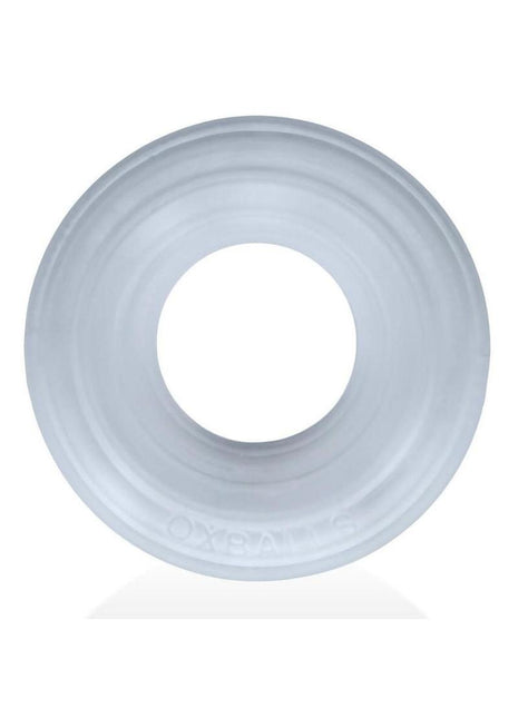 Hunkyjock Roto Grooved Gripper Ribbed Cockring - Clear Steam - Clear