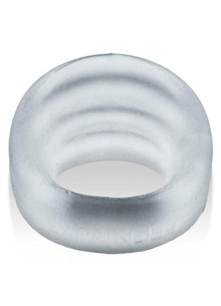 Hunkyjunk Expander Slimmer Scoop Style Silicone Cockring - Clear Steam