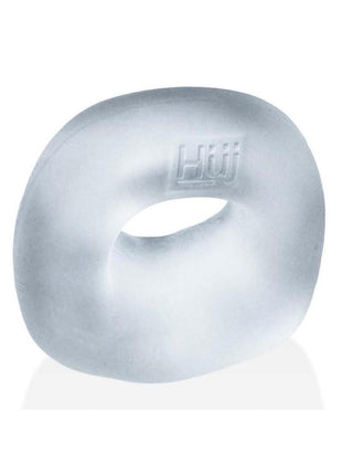 Hunkyjunk Fit Bulge Hung-Style Silicone Cockring - Clear Steam