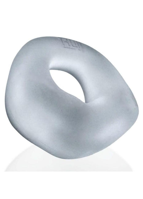 Hunkyjunk Fit Bulge Hung-Style Silicone Cockring - Clear Steam - Clear