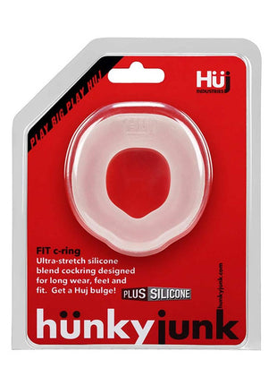 Hunkyjunk Fit Silicone Cock Ring - Clear