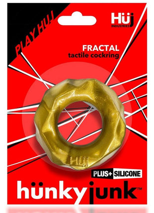 Hunkyjunk Fractal Tactile Cockring - Bronze