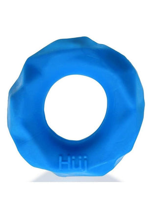 Hunkyjunk Fractal Tactile Cockring - Teal/Teal Ice