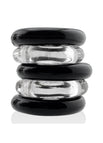 Black/Clear / 5 Pack