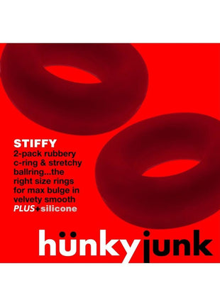 Hunkyjunk Stiffy Bulge Silicone Cock Rings