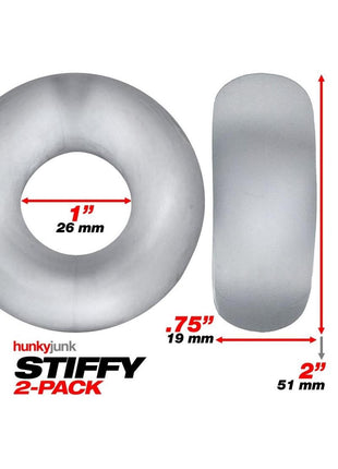 Hunkyjunk Stiffy Bulge Silicone Cock Rings