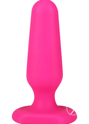 Hustler All About Anal Seamless Silicone Butt Plug - Pink - 3in