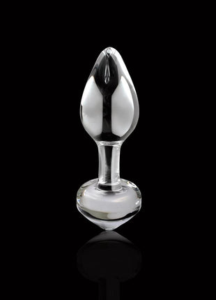 Icicles No 44 Glass Anal Plug - Clear