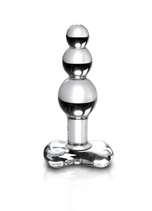 Icicles No. 47 Beaded Glass Anal Plug - Clear