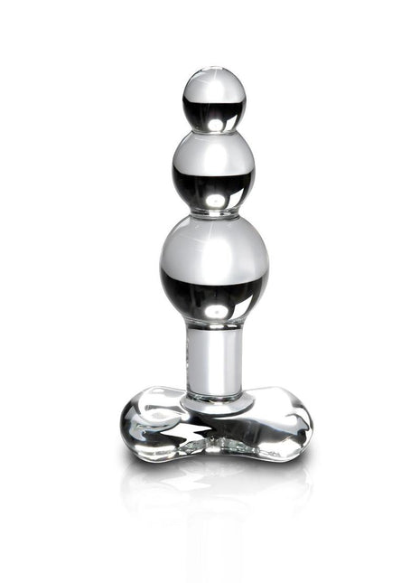 Icicles No. 47 Beaded Glass Anal Plug - Clear