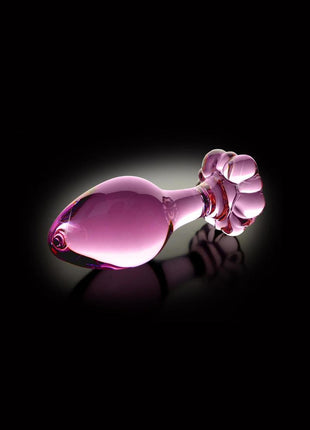 Icicles No. 48 Flower Shaped Glass Anal Plug