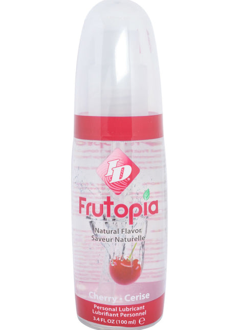 Id Frutopia Water Based Flavored Lubricant Cherry - 3.4oz