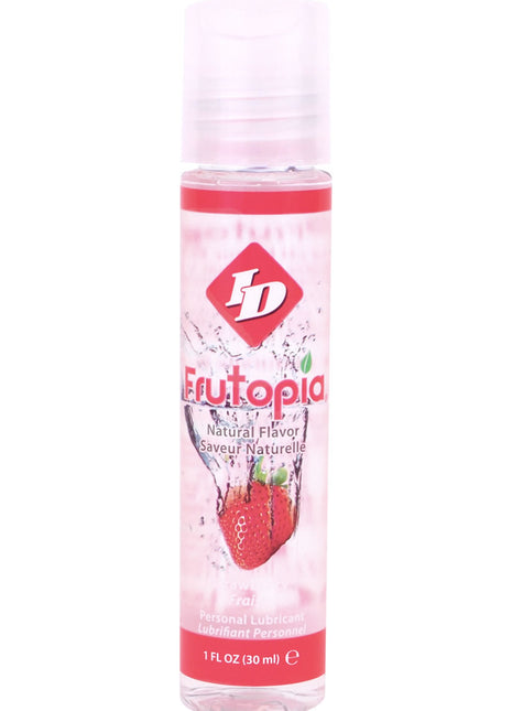 Id Frutopia Water Based Flavored Lubricant Strawberry - 1oz