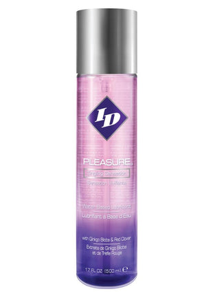 Id Pleasure Water Based Tingling Lubricant - 17oz