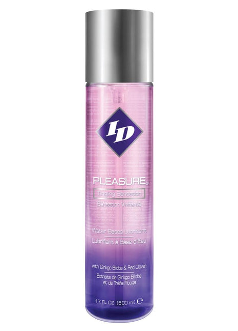 Id Pleasure Water Based Tingling Lubricant - 17oz