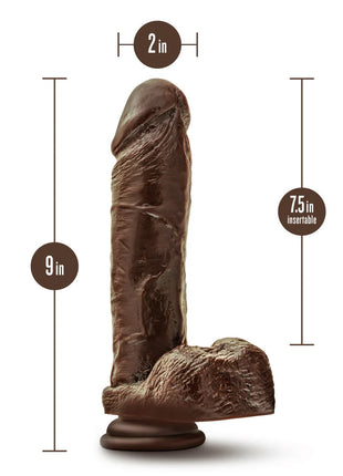 Dr. Skin Plus THICK Posable 9in Dildo