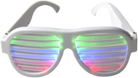SOUND ACTIVATED LED GLASSES WITH USB CHARGER