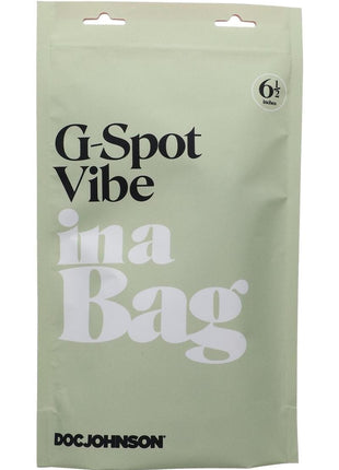 In A Bag Silicone Rechargeable G-Spot Vibrator - Black