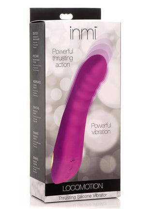 Inmi Locomotion Thrusting Silicone Vibrator - Pink