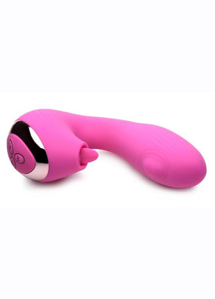 Inmi Shegasm Licking G-Throb Rechargeable Silicone Rabbit Vibrator