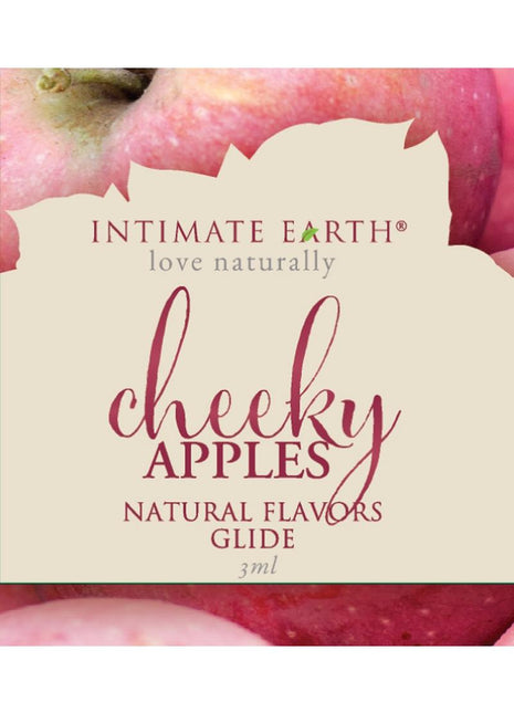 Intimate Earth Natural Flavors Glide Lubricant Cheeky Apples - 3ml Foil