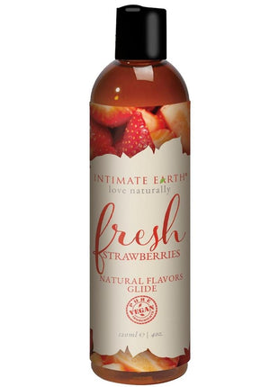 Intimate Earth Oral Pleasure Glide Lubricant Fresh Strawberries - 4oz