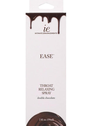 Intimate Enhancements Ease Throat Relaxing Spray 2oz - Double Chocolate