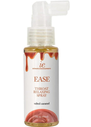 Intimate Enhancements Ease Throat Relaxing Spray 2oz - Salted Caramel