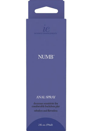 Intimate Enhancements Numb Anal Numbing Spray - 2oz