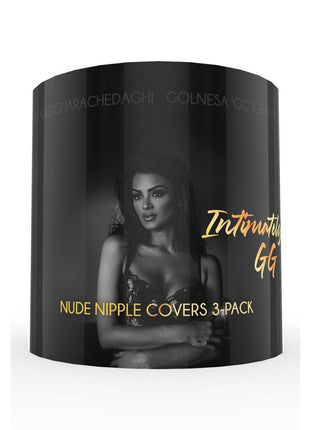 Intimately Gg Silicone Nipple Cover - Nude - 3 Pack