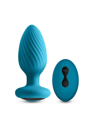 Inya Alpine 2.0 Rechargeable Silicone Remote Anal Plug - Teal