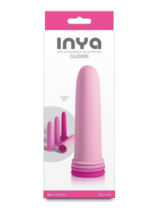 Inya Gliders Silicone Dilator - Pink - 4 Piece/Set