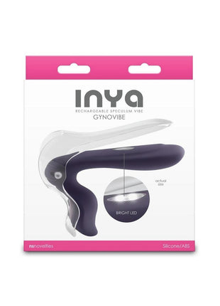 Inya Gynovibe Rechargeable Silicone Speculum Vibrator - Purple