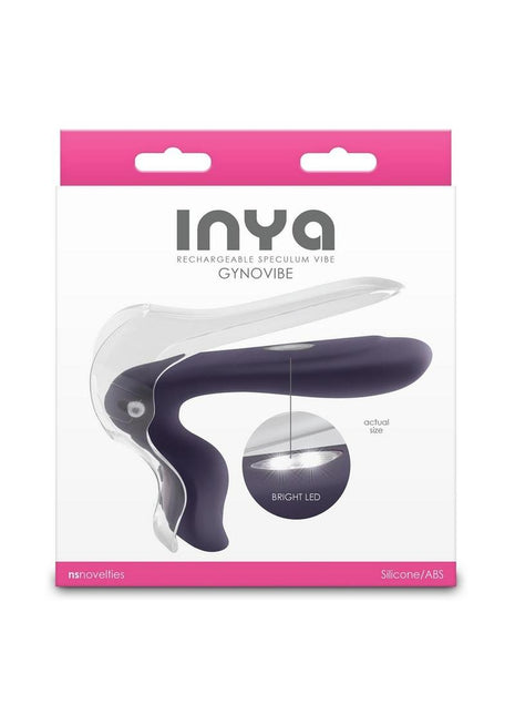 Inya Gynovibe Rechargeable Silicone Speculum Vibrator - Purple