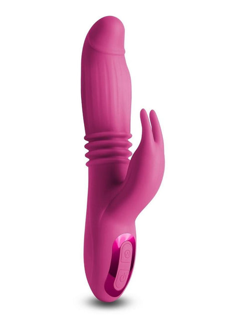 Inya Passion Rechargeable Silicone Rabbit Vibrator - Pink