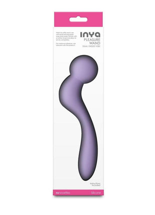Inya Pleasure Wand Rechargeable Silicone Dual End Vibrator