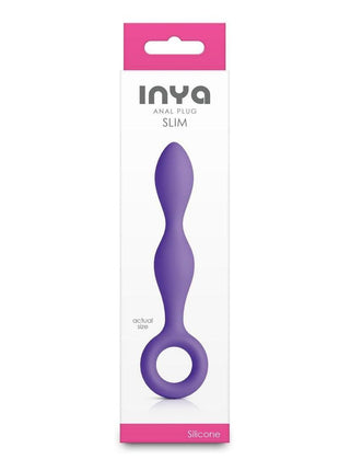 Inya Slim Silicone Anal Plug - Purple