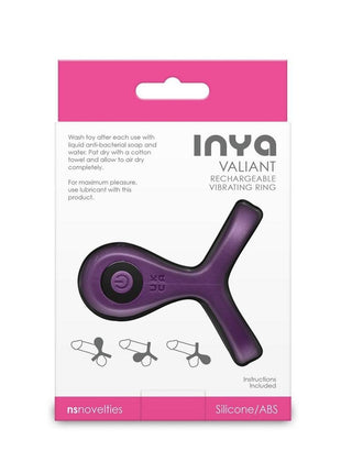 Inya Valiant Rechargeable Silicone Cock and Ball Ring