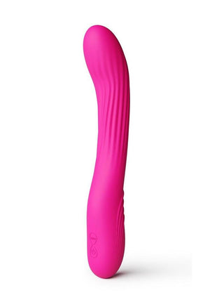 Inya Wiggle Stick Rechargeable Silicone Gyrating Vibrator - Pink - 7.5in