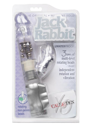 Jack Rabbit Beaded Rabbit Vibrator - Clear