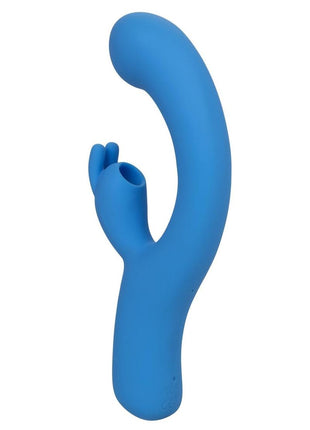 Jack Rabbit Elite Suction Rabbit Rechargeable Silicone Vibrator with Clitoral Stimulator - Blue