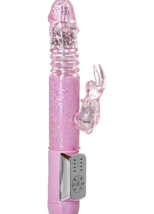 Jack Rabbit Petite Thrusting Rabbit Vibrator - Pink