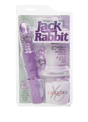 Jack Rabbit Petite Thrusting Rabbit Vibrator - Purple