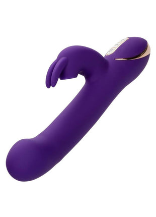 Jack Rabbit Signature Rechargeable Silicone Suction Rabbit Vibrator - Purple