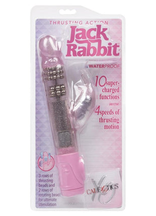 Jack Rabbit Thrusting Action Rabbit Vibrator - Pink