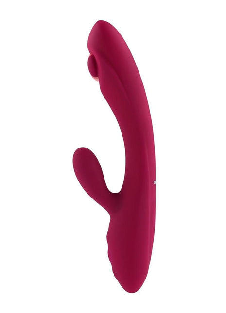 Jammin' G Rechargeable Silicone Vibrator - Red