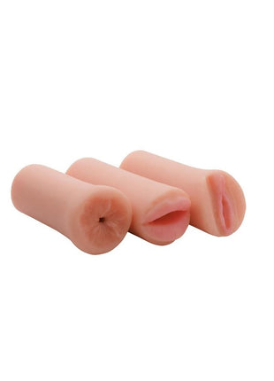 Jesse Jane Three-Way Stroker Set - Vanila