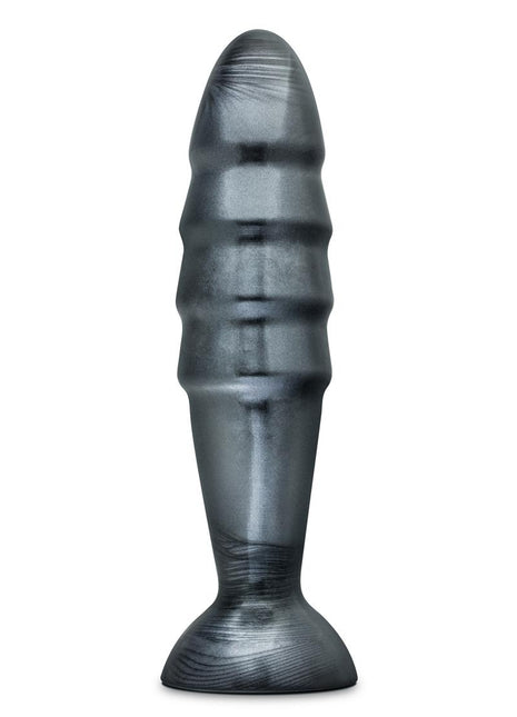 Jet Destructor Butt Plug - Carbon Metallic - Black
