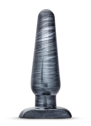 Jet Plug Butt Plug - Large - Carbon Metallic - Black