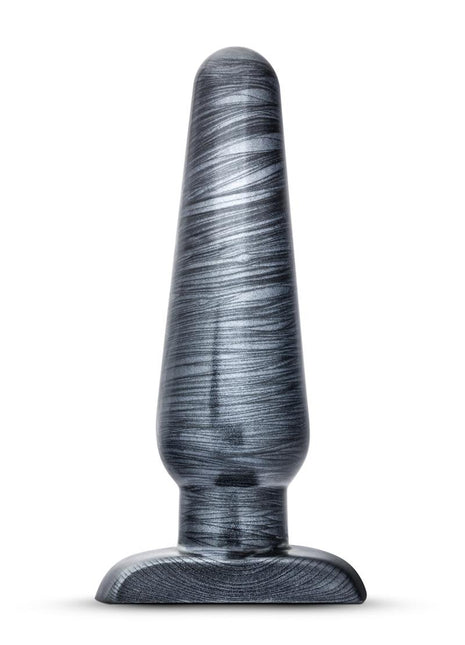 Jet Plug Butt Plug - Large - Carbon Metallic - Black